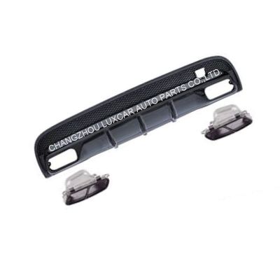 Rear Diffuser With Exhaust Tips