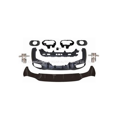 Rear Diffuser With Exhaust Tips