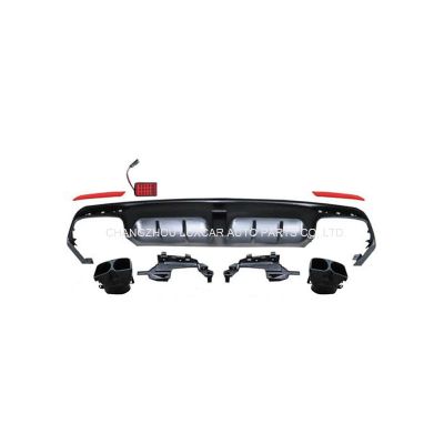 Rear Diffuser With Exhaust Tips
