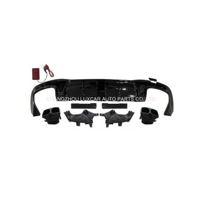 Rear Diffuser With Exhaust Tips
