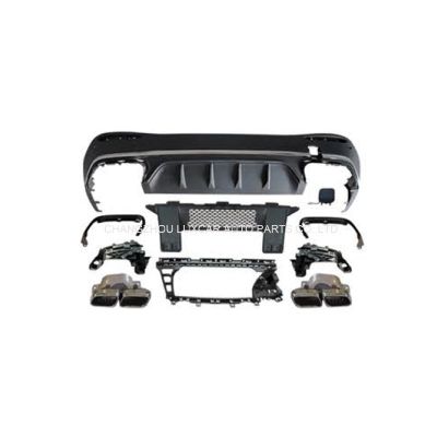 Rear Diffuser With Exhaust Tips