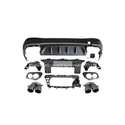 Rear Diffuser With Exhaust Tips
