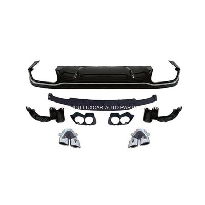 Rear Diffuser With Exhaust Tips