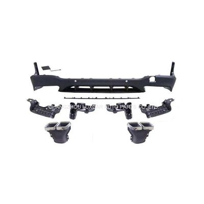 Rear Diffuser With Exhaust Tips