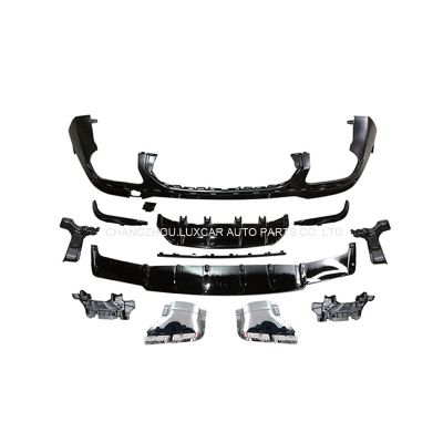 Rear Diffuser With Exhaust Tips
