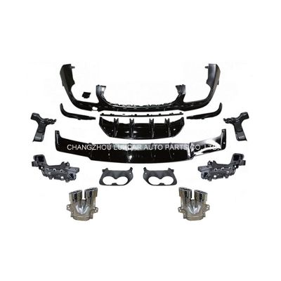 Rear Diffuser With Exhaust Tips