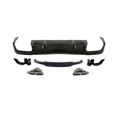 Rear Diffuser With Exhaust Tips