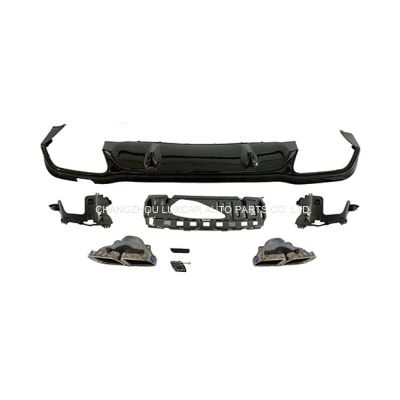 Rear Diffuser With Exhaust Tips