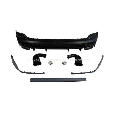 Rear Diffuser With Exhaust Tips