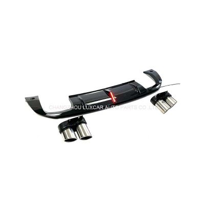 Rear Diffuser With Exhaust Tips