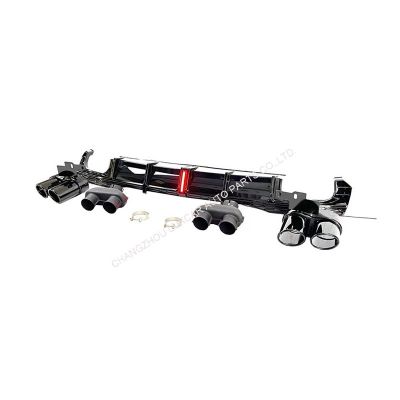 Rear Diffuser With Exhaust Tips