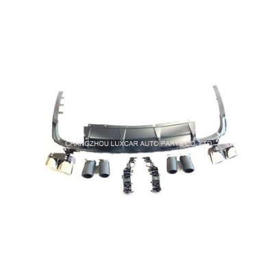 Rear Diffuser With Exhaust Tips