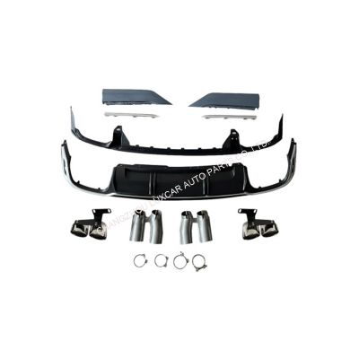 Rear Diffuser With Exhaust Tips