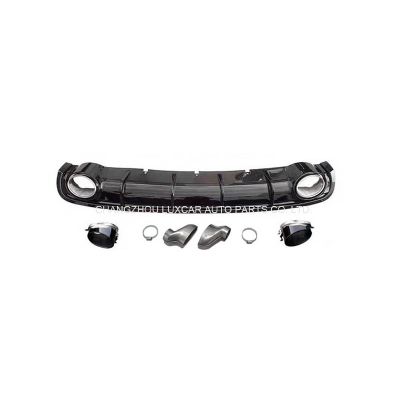 Rear Diffuser With Exhaust Tips