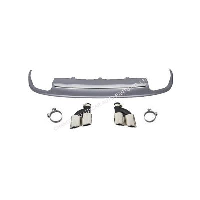 Rear Diffuser With Exhaust Tips
