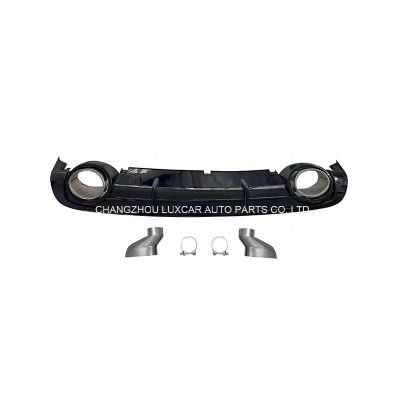 Rear Diffuser With Exhaust Tips